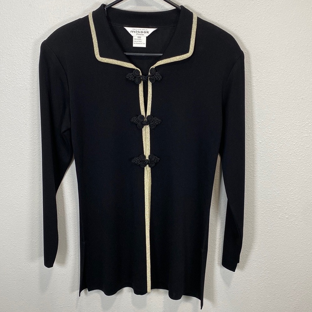 Vintage‎ Misook cardigan black petite